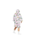 thumbnail image 4 of goowrom Family Cartoon Digital Printing Lamb Wool Warm Hooded Blanket, 4 of 10