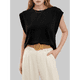 thumbnail image 4 of Camiseta Sin Mangas Informal de Verano para Mujer, Color Negro, Talla L, 4 of 9