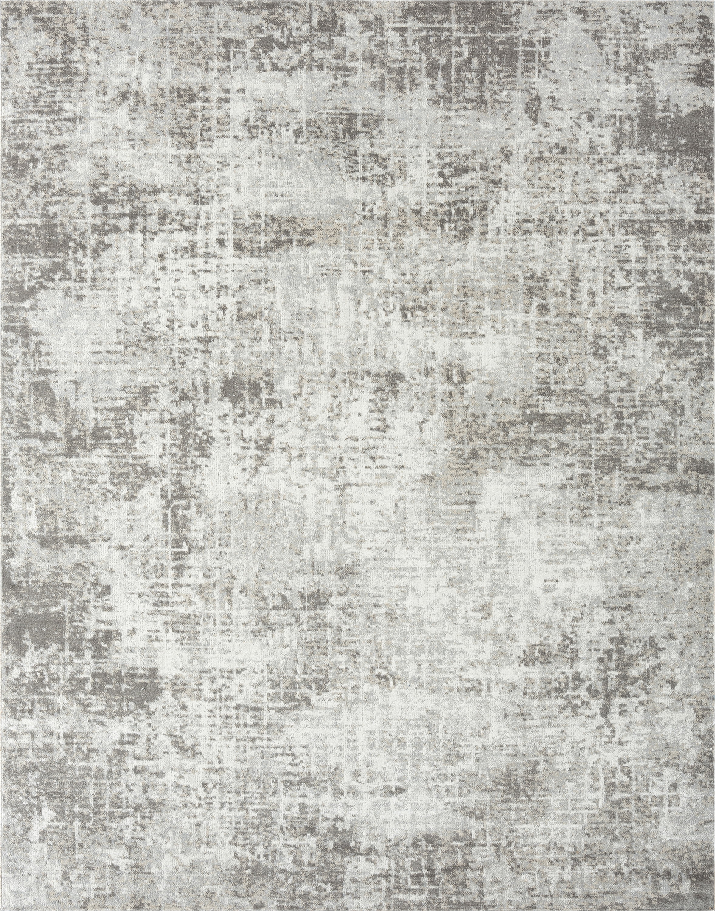 Contemporary 4x6 Area Rug (4' x 5'3'') Abstract Cream, Cream Indoor Rectangle Easy to Clean