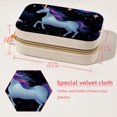thumbnail image 5 of Starry Unicorn Portable Velvet Earring Organizer with Removable Compartment, Necklace Holder, Jewelry Organizer, and Decorative Gift Box, 5 of 7