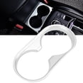 thumbnail image 4 of Cup Holder Cover Trim, Wear Resistant Nonfading Water Cup Holder Frame Anti Crack ABS  For Car, 4 of 8