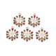 thumbnail image 1 of Rack Plating Alloy Enamel Pendants with Crystal Rhinestone Cadmium Free & Nickel Free & Lead Free Light Gold Christmas Snowflake White 21x17x5mm Hole: 1.6mm, 1 of 3