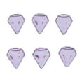 thumbnail image 2 of Esquirla 6 Pcs Clear Glass Bottle Charm Pendant DIY Craft Jewelry Making, 2 of 8