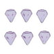 thumbnail image 2 of 6 colgantes de botella de vidrio transparente para manualidades, joyería, color morado Púrpura, 2 of 8