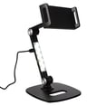 thumbnail image 1 of 1 Ensemble Support de Tablette de Bureau Noir Aluminium pour Diffusion en Direct et Vidéoconférence, 1 of 7