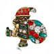 thumbnail image 2 of Cateissary Decorado Árbol de Navidad Botas de Papá Noel Muñeco de nieve Campana Broche Bufanda Collar Solapa Broche de Navidad Regalo de niña Kits de decoración para fiestas No.29 Cateissary JR0793-29, 2 of 6