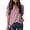 Womens Summer Top - Rose Gold, variant on Maqroz Women's V Neck Puff Short Sleeve Blouse Summer Eyelet Hollow Out Solid Color Tops Casual Loose Dressy Shirt Elegant Work Office Blouse
