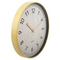 thumbnail image 3 of Truu Design Classic Woodgrain Round Wall Clock, 3 of 4
