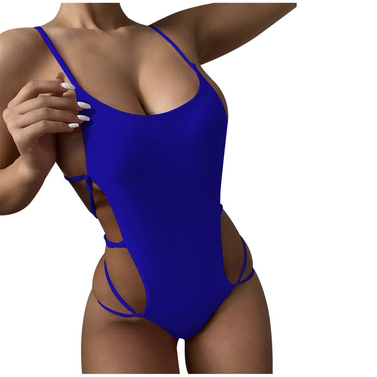 Herrnalise Bikini Set Bandage Solid Brazilian Swimwear Women's