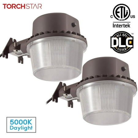 - TORCHSTAR 2 Pack 35W Outdoor Barn Light Sconce with Photocell, for Garden, Yard, Patio, 5000K Daylight