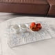 thumbnail image 5 of Bandeja acrílica para servir con asas | Juego de 2 piezas para desayunos en la cama, aperitivos y snacks para fiestas | Borde elevado a prueba de fugas para un transporte seguro, 5 of 8