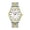 Two Tone, variant on Caravelle Designed By Bulova Men's Stainless Steel Expansion Bracelet Easy Reader Watch 40mm 44B117