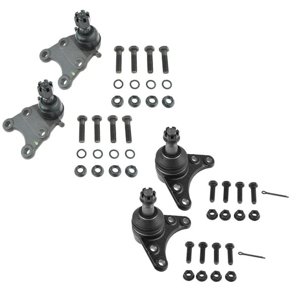 TRQ Ball Joint Front Upper Lower LH RH Set of 4 for 04-12 Colorado Canyon New PSA63290