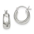 thumbnail image 1 of Sterling Silver Hoop Earrings QE6635, 1 of 2