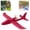 B, variant on Electric Foam Throwing Glider Airplane Toy with USB Charging and LED Glowing Planes Outdoor Flying Toy