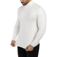 thumbnail image 5 of XRAY Jeans Mens Knit Pullover Turtleneck Sweater Ivory L, 5 of 10