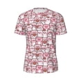 thumbnail image 6 of Rocae Kawaii Pig for Men's Mesh Quick-Dry Short Sleeve Workout T-Shirt,Mens Crew Neck Tee Lightweight Soft Classic T Shirts X-Large, 6 of 9