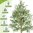 thumbnail image 3 of EastVita 83" Artificial Plant Olive Tree Faux Plant for Home Decor Indoor Outdoor Office Artificial Tree, 3 of 8