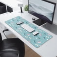 thumbnail image 2 of Long Mouse Pads for Desk,Blue Cartoon Unicorn and Narwhal Rainbow Cloud Desk Mats on Top Of Desks, Desk Mouse Pad Extra Large with 3mm Non-Slip Base and Stitched Edge for Gaming,Work,Home 31.5"x11.8", 2 of 5
