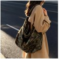 thumbnail image 3 of KKLDOGS Canvas Hobo Crossbody Bag, Spacious Casual Shoulder Tote Bag for Daily Commute & Short‑Trip Use, 3 of 6