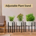 Urban Deco Adjustable Metal Plant Stand Outdoor & Indoor Fits for 814 inches Plant Pot Stand