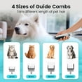 thumbnail image 4 of AIRROBO PG80 Dog Grooming Vacuum,5-in-1 Dog Grooming Kit ,11000Pa Suction Power,2.5L Dog Hair Vacuum for Shedding Dogs Cats Hair,, 4 of 8