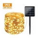thumbnail image 1 of Cadena de luces solares románticas, 20 m, 65 LED, luz blanca cálida, luces decorativas impermeables alimentadas por energía solar para ambientes al aire libre, 1 of 5