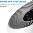 thumbnail image 3 of LEVOIT Air Purifier for Home Allergies and Pets Hair Smokers in Bedroom H13 True HEPA Filter, 24db Filtration System Cleaner Odor Eliminators, Remove 99.97% Dust Smoke Mold Pollen, White,, 3 of 10