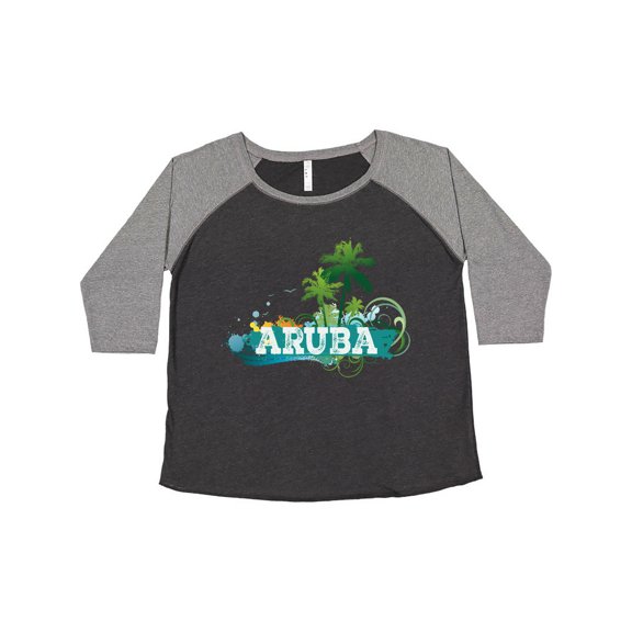 Inktastic Aruba Vacation Cruise Women's Plus Size T-Shirt