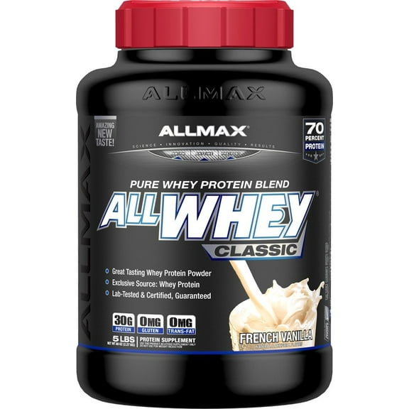 AllMax Nutrition - AllWhey Classic Pure Whey Protein Blend French Vanilla - 5 lbs.