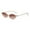 Pink, variant on VMWMSSR Vintage Oval Cat Eye Sunglasses For Women, Protection Thin Frame Retro Shades, Lightweight Oval Lens Fashion Sun Glasses For Beach Travel Daily Outdoor(Black-5.63")