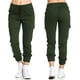 thumbnail image 2 of Moda Mujer Tallas Grandes Cordón Casual Sólido Elástico Cintura Bolsillo Pantalones Sueltos Odeerbi  ODB-6, 2 of 9
