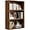 Rustic Brown, variant on ALISENED 3 Tiers Open Shelf Bookcase, Stylish and Functional Bookshelf, Storage Organizer Shelving for Home, Office, Living Room, White
