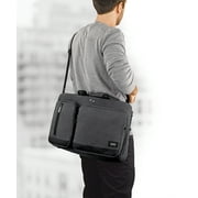 Solo New York Duane Hybrid Briefcase Backpack, Gray, Laptop Tote