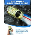 thumbnail image 4 of BLUEWING Big Game Trolling Lure 20.8in Trolling Magic Fishing Lures Saltwater Teaser with Mono Fishing Line and Stainless Steel Fishing Hook for Wahoo Tuna Marlin Mahi Mahi C1, 4 of 9