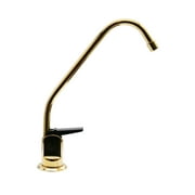 Westbrass D2031-NL-01 8" Touch-Flo Style Pure Cold Water Dispenser Faucet, Polished Brass