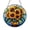 Acrylic 3.5 Inch, variant on Sunflower Stained Glass Style Window Suncatcher, Fall Floral Art Panel, Decorative Glass Style Window Hanging for Seasonal Botanical Home Decor