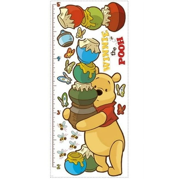 Roommate  Pooh and Friends Growth Chart