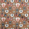 thumbnail image 1 of oneOone Rayon Brown Fabric Kids Animal Sewing Fabric By The Yard Printed Diy Clothing Sewing Supplies 56 Inch Wide, 1 of 4