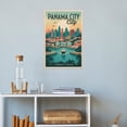 thumbnail image 4 of Retro Panama City Poster Vintage Tourism Art for Panama with Canal & History Print Poster, 4 of 8