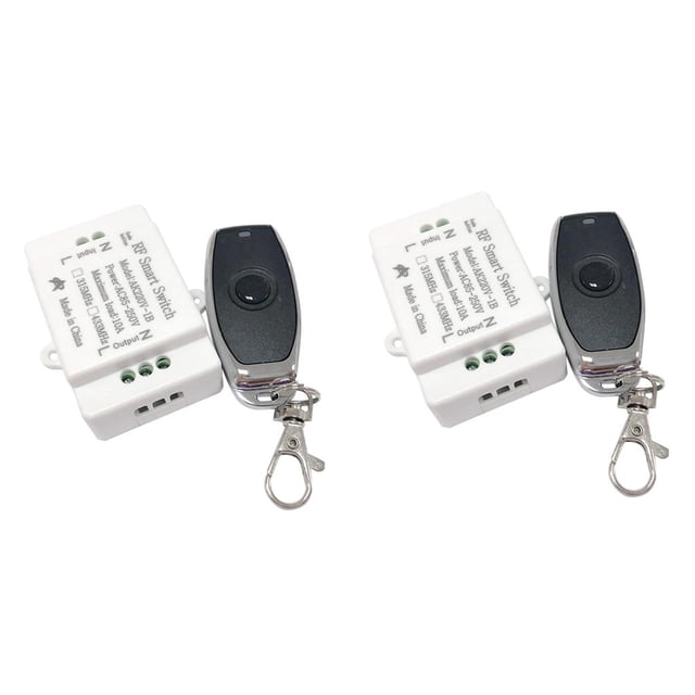 2xAC Lámpara Inalámbrica Luz De Pared Interruptor Inteligente Inicio / telemando telemando Sharpla Interruptor de control remoto inalámbrico
