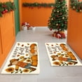 thumbnail image 3 of 3PCS Kitchen Mat set,Welcome Door Flannel Rug,Home Decor for Front Door,Kitchen, Bathroom,Happy Fall Yall Pumpkin Sunflower ,Gifts for family and friends., 3 of 9