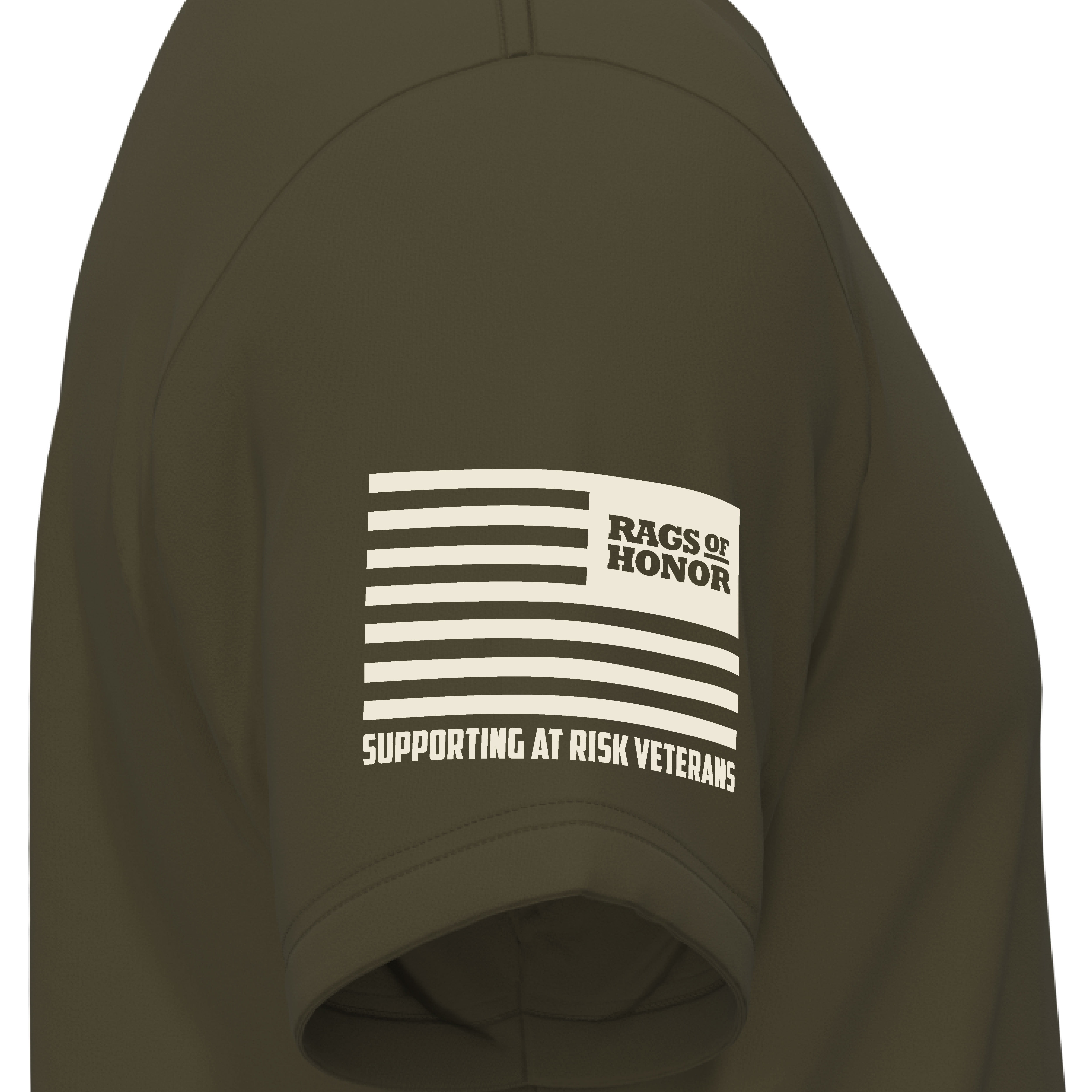 Rags of Honor All Gender Short Sleeve Patriotic Preamble Flag Graphic Tee Shirt, Mens Sizes S-5XL