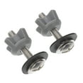 thumbnail image 5 of ELAYARD 2Pcs Toilet Seat Bolt Hinges ABS Iron Toilet Fixings for Easy Replacement, 5 of 6