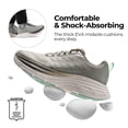 thumbnail image 2 of Zapatillas para correr NORTIV 8 SNWS245M para hombre Talla 10.5 Gris, 2 of 9
