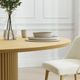 thumbnail image 4 of MAYEERTY 46" Wooden Round Table for 4，Mid-Century Kitchen Table for Dining Room Kitchen,Natural Wood, 4 of 9