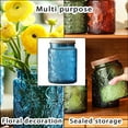 thumbnail image 3 of Glass Canister, Candy Jar with Lid, Vintage Colored Mason Jar for Kitchen Decorative Jar for Coffee Tea Candy Cookies, Cute Jar, 3 of 5