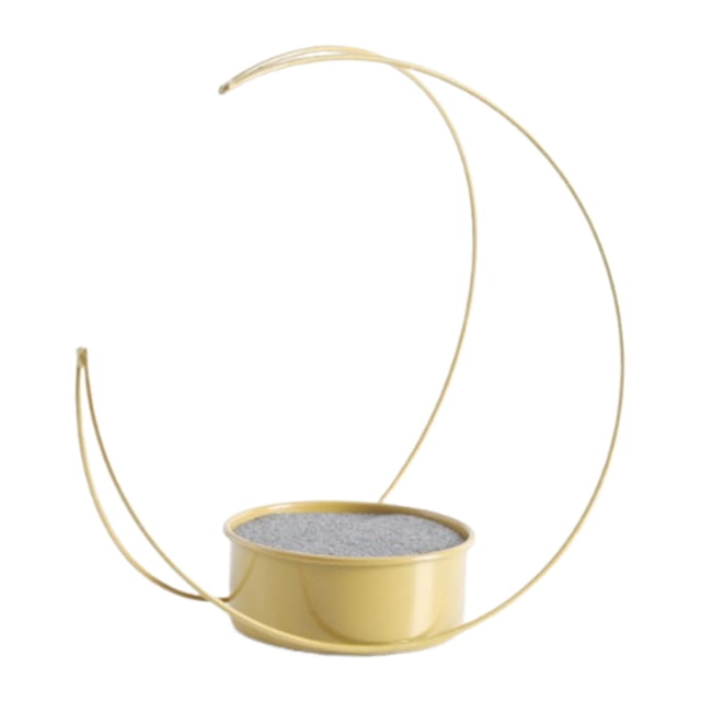 Cesta de flores decorativa de metal con soporte, elegante decoración festiva DIY, regalo ideal, centro de mesa, estante de flores para comedor, hotel con espuma