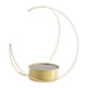 thumbnail image 1 of Cesta de flores decorativa de hierro forjado con soporte para flores, elegante centro de mesa para apartamento. Luna con espuma, 1 of 9