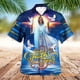 thumbnail image 5 of Dios ama a la gente común Jesús Camisas hawaianas Camisas de moda para hombres y mujeres Camisas de playa geniales Camisas florales geniales de verano Ropa, 5 of 5